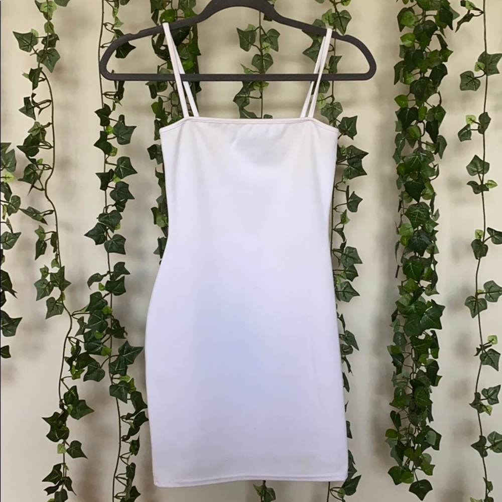 Pretty Little Thing white dress